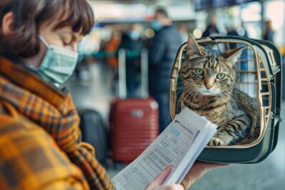 Comment respecter les règles de quarantaine lors d'un voyage international avec un chat ?