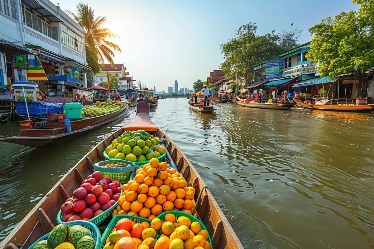 Les secrets de Bangkok : découvrez les 10 marchés flottants que vous devez absolument visiter