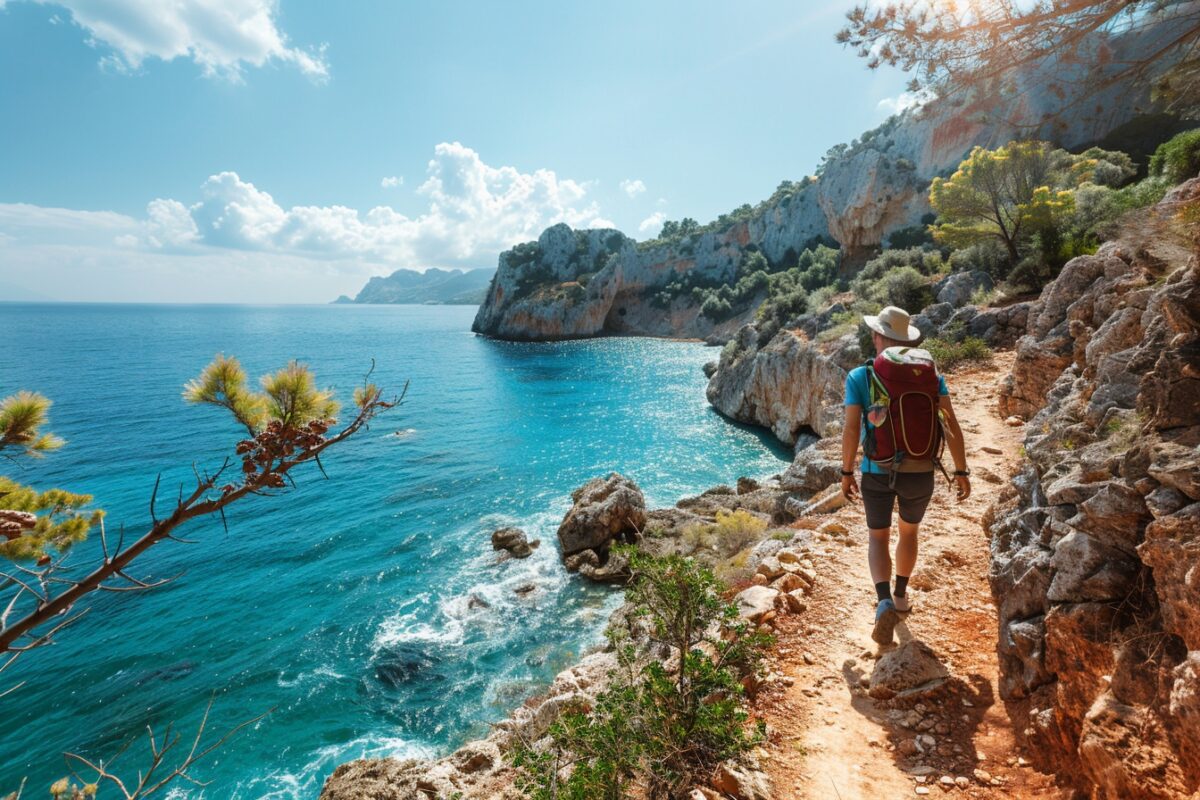 Voici une magnifique échappée à travers les sentiers côtiers méditerranéens: une aventure pédestre à ne pas manquer