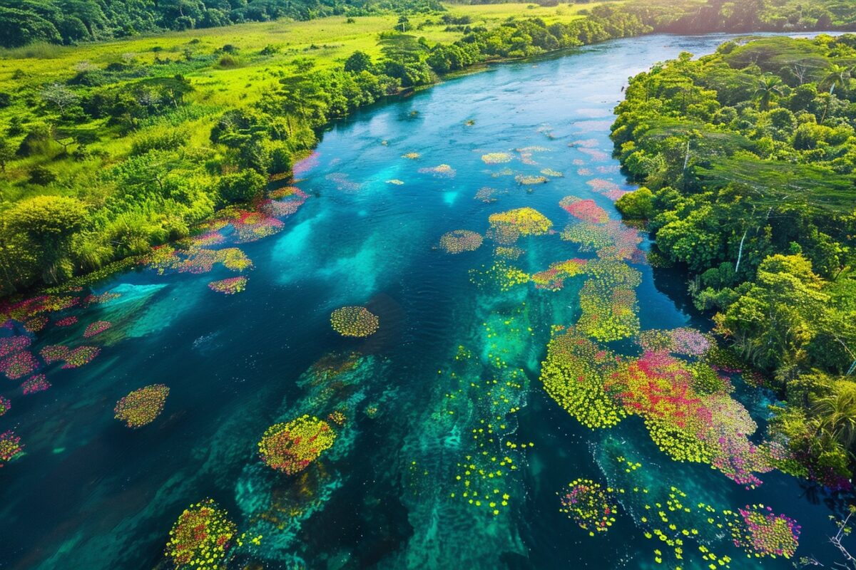 découvrez la rivière aux cinq couleurs : une aventure inoubliable au cœur de la nature colombienne