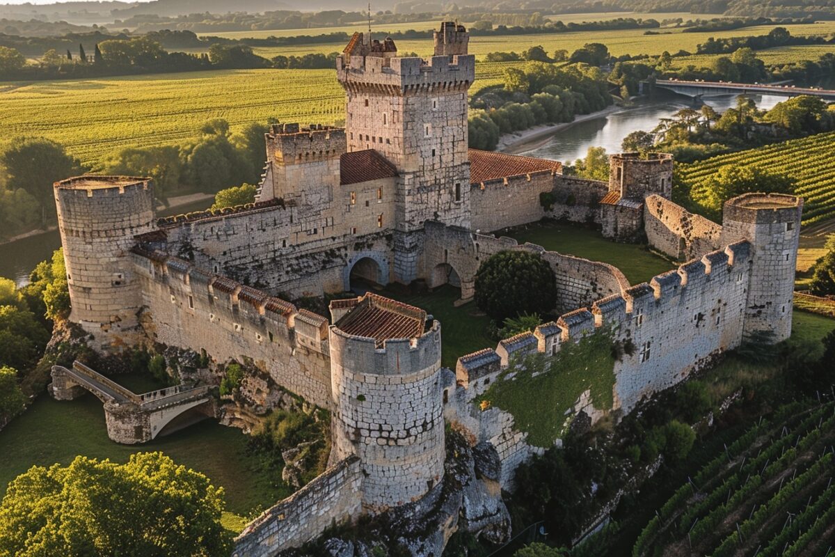 découvrez le château fort de Roquetaillade, une merveille médiévale nichée dans la Gironde