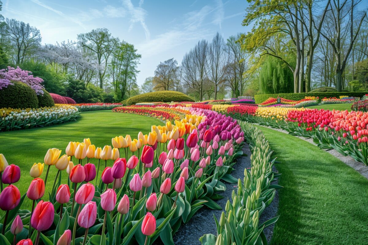 Découvrez le Keukenhof : un éblouissant spectacle de couleurs avec plus de 800 variétés de tulipes