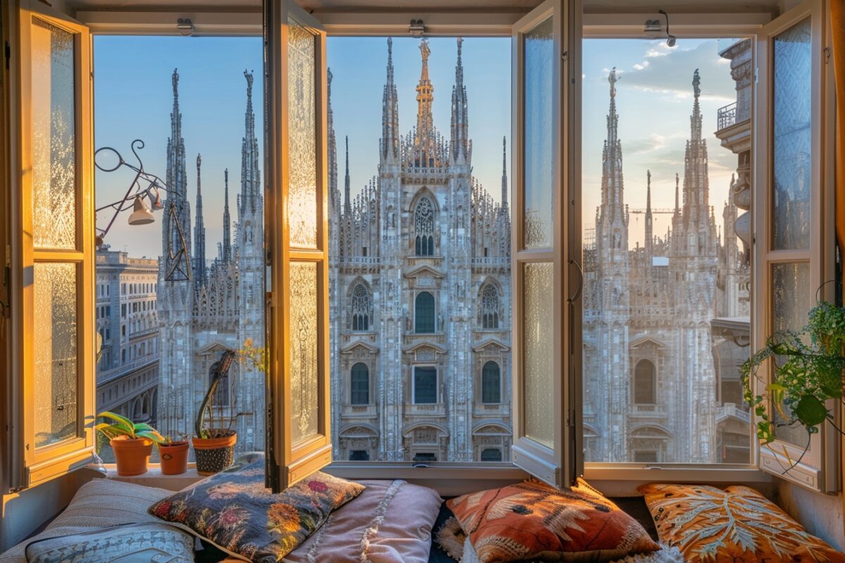 découvrez les cinq meilleurs airbnb pour une vue magique sur le duomo de milan