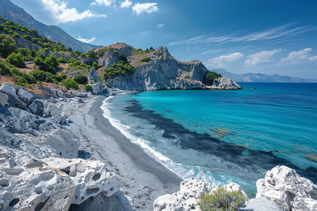 Découvrez pourquoi cette plage unique de Grèce vous fera croire que vous avez atterri sur la Lune