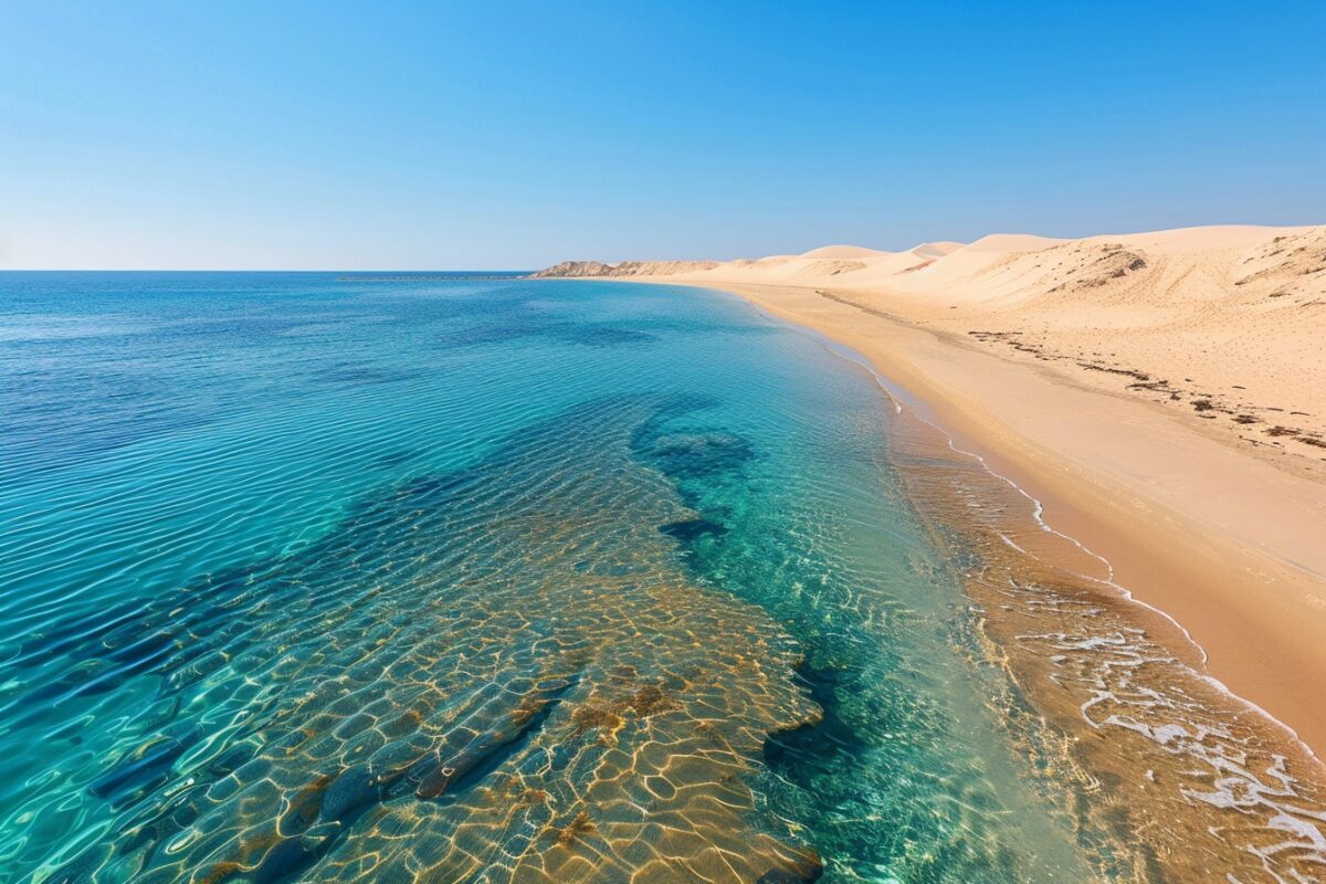 Les secrets de la Côte des Sables : découvrez ce paradis français méconnu avec ses eaux cristallines et ses étendues dunaires