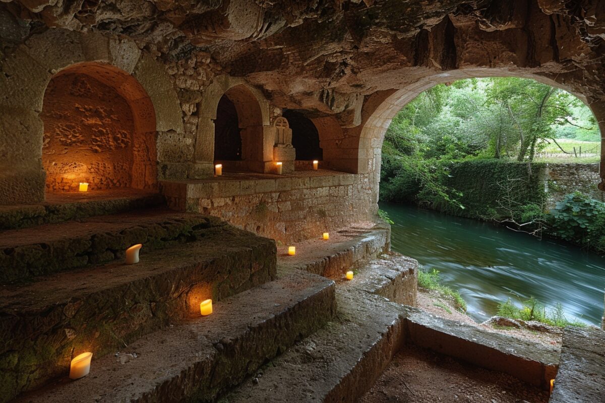 découvrez ce village méconnu de nouvelle aquitaine et son église souterraine qui éveillera votre curiosité et émerveillement