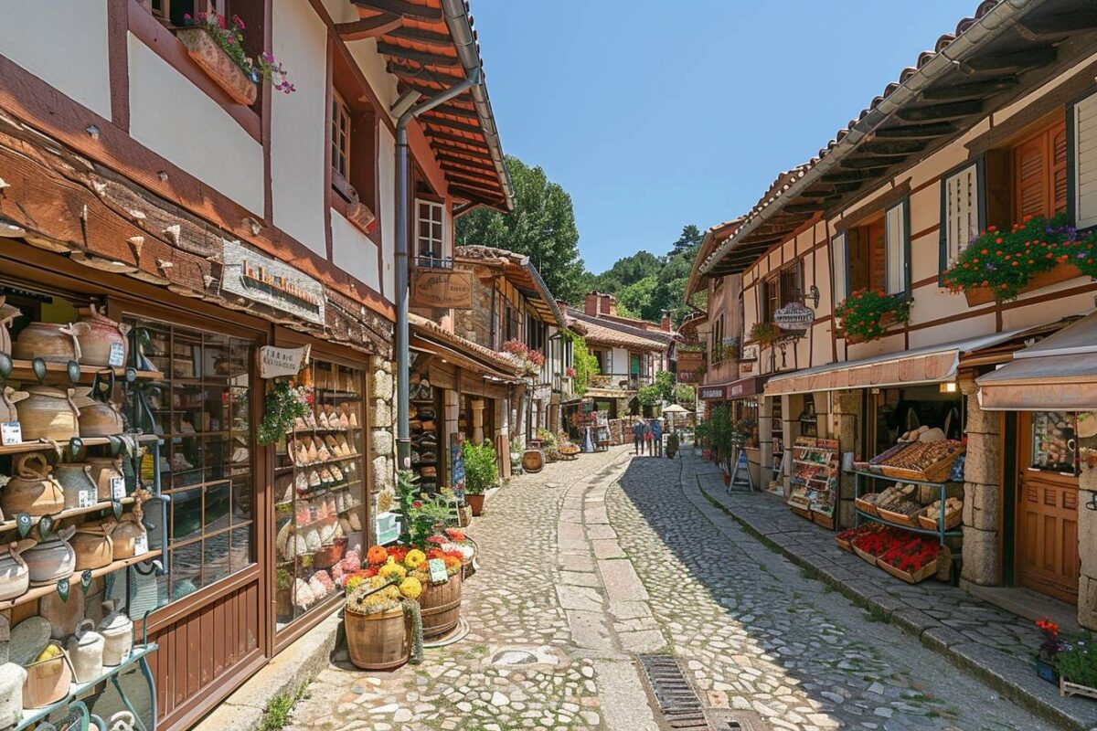 Admirez La Bastide-Clairence, un village pittoresque du Pays Basque réputé pour son artisanat