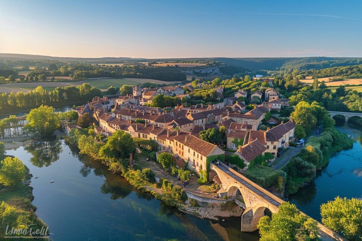 Admirez le pittoresque village de Limeuil en Dordogne, à la confluence de la Dordogne et de la Vézère