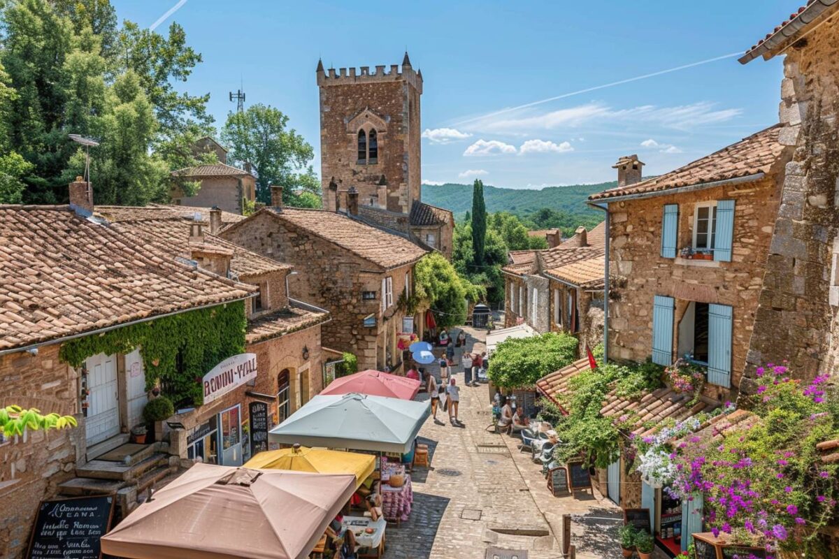 Admirez le pittoresque village de Saint-Antonin-Noble-Val dans le Tarn-et-Garonne, au cœur des gorges de l’Aveyron