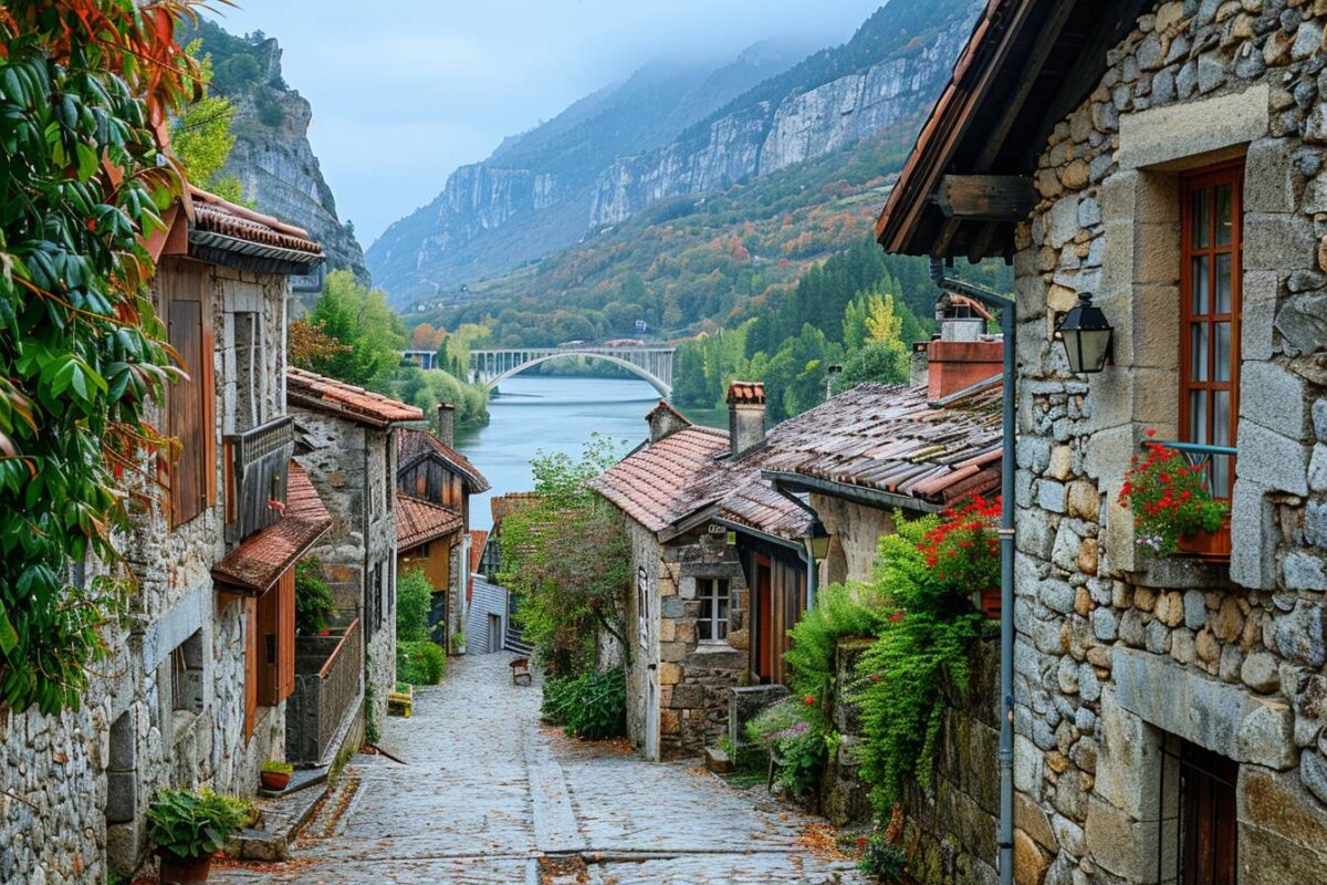 Admirez le pittoresque village de Saint-Jean-Pied-de-Port dans les Pyrénées-Atlantiques, un point de départ du chemin de Compostelle