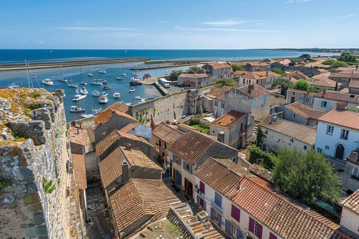 Admirez le pittoresque village de Saint-Martin-de-Ré en Charente-Maritime, un port fortifié