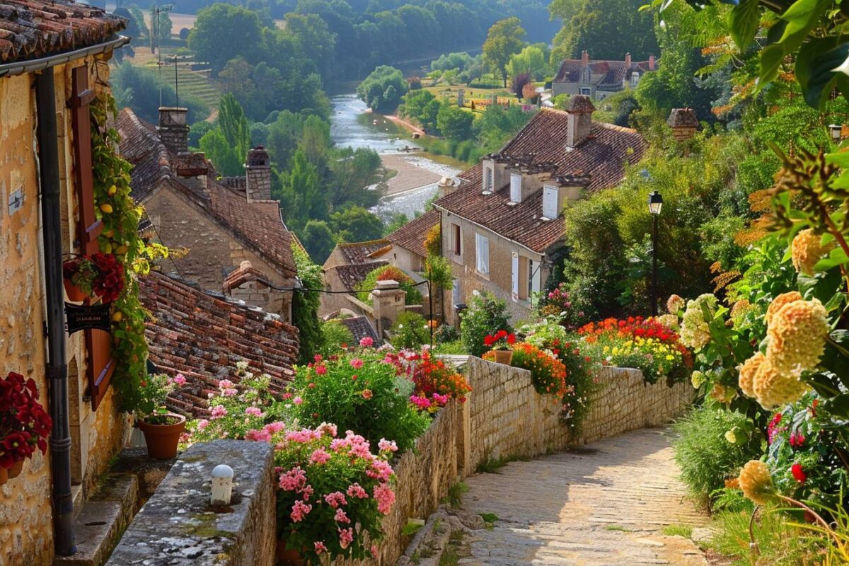 Admirez le pittoresque village de Vézac en Dordogne, au cœur des jardins de Marqueyssac