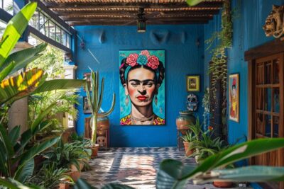 Admirez les œuvres de Frida Kahlo à la Casa Azul à Mexico, Mexique