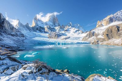 Admirez les panoramas glaciaires du Parc National de Glacier en Argentine