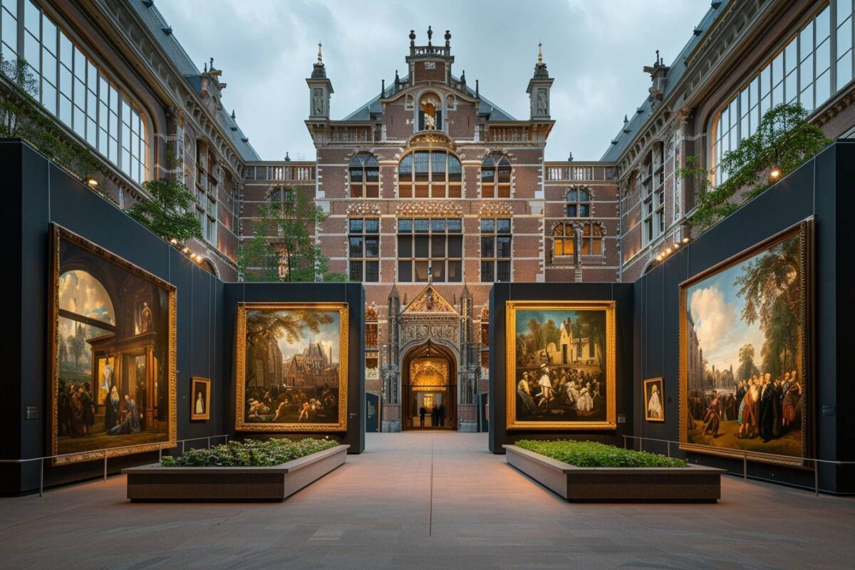 Admirez les peintures de Rembrandt au Rijksmuseum d'Amsterdam, Pays-Bas