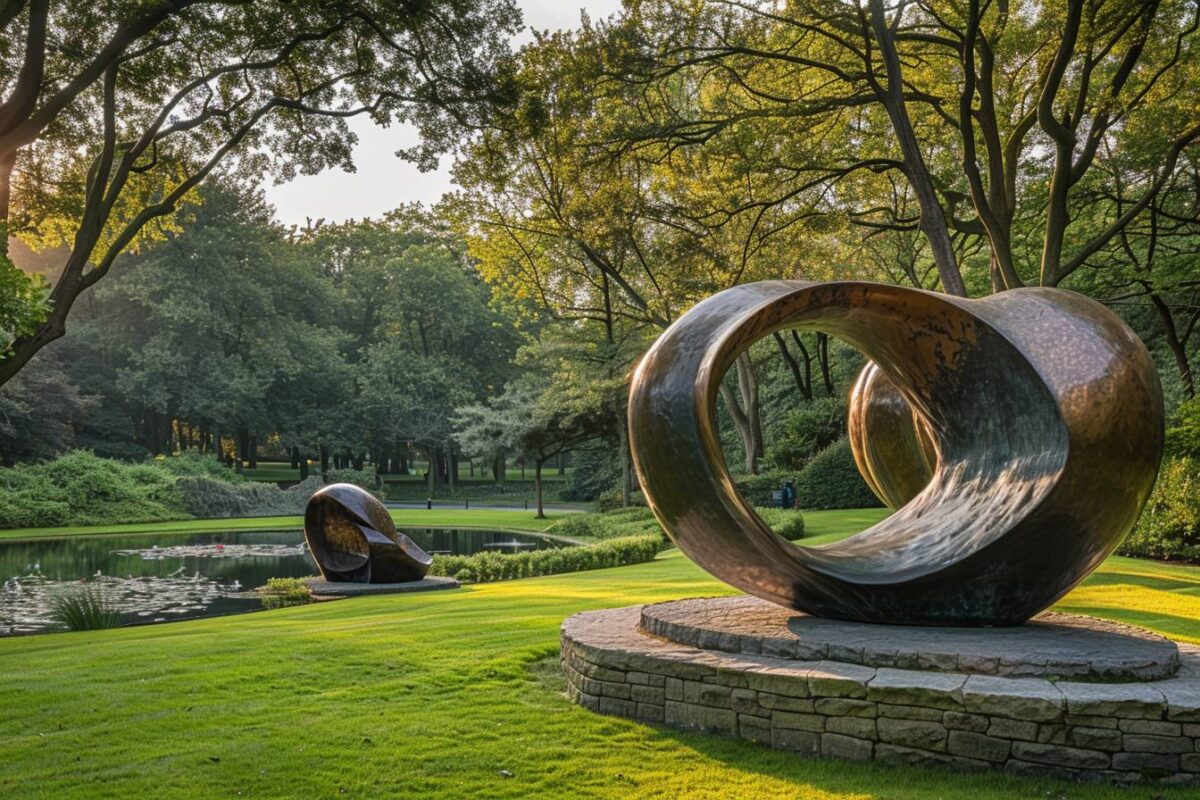 Admirez les sculptures de Henry Moore à Leeds, Angleterre