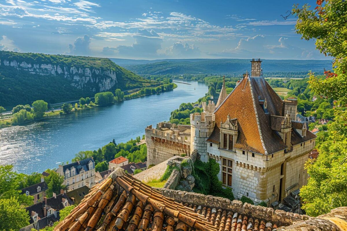 Découvrez les trésors de La Roche-Guyon dans le Val-d'Oise, un village au bord de la Seine