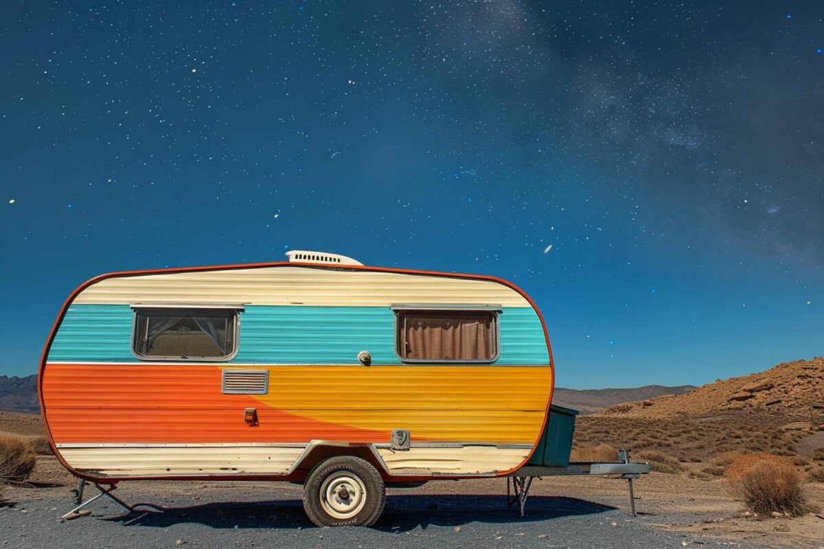 Découvrez l'expérience de dormir dans une caravane vintage au Shady Dell Trailer Court en Arizona, USA