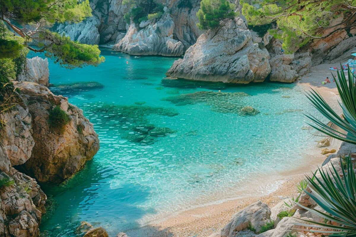 Des plages secrètes sur la Côte d'Azur où les locaux aiment se détendre loin des foules