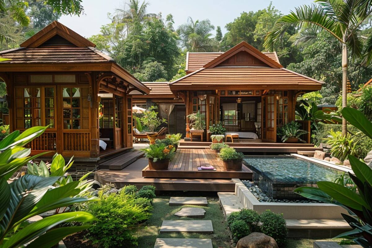 Détendez-vous au Banyan Tree Spa Sanctuary en Thaïlande, un refuge de bien-être entouré de jardins luxuriants.