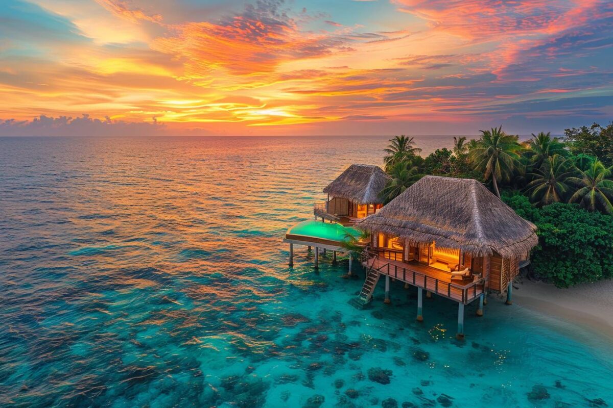 Dormez dans une maison sur pilotis au Vahine Island Private Resort en Polynésie française