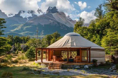 Dormez dans une yourte de luxe au EcoCamp Patagonia au Chili