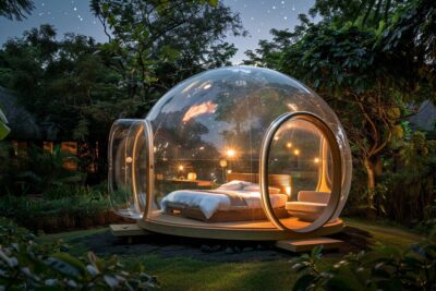 Dormez sous les étoiles dans une bulle au Bubble Lodge à l'île Maurice