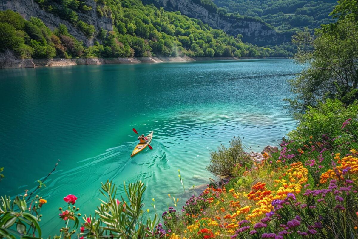 Échappez à la routine : un lac méconnu près de Lyon aux eaux turquoise vous attend pour une aventure ressourçante