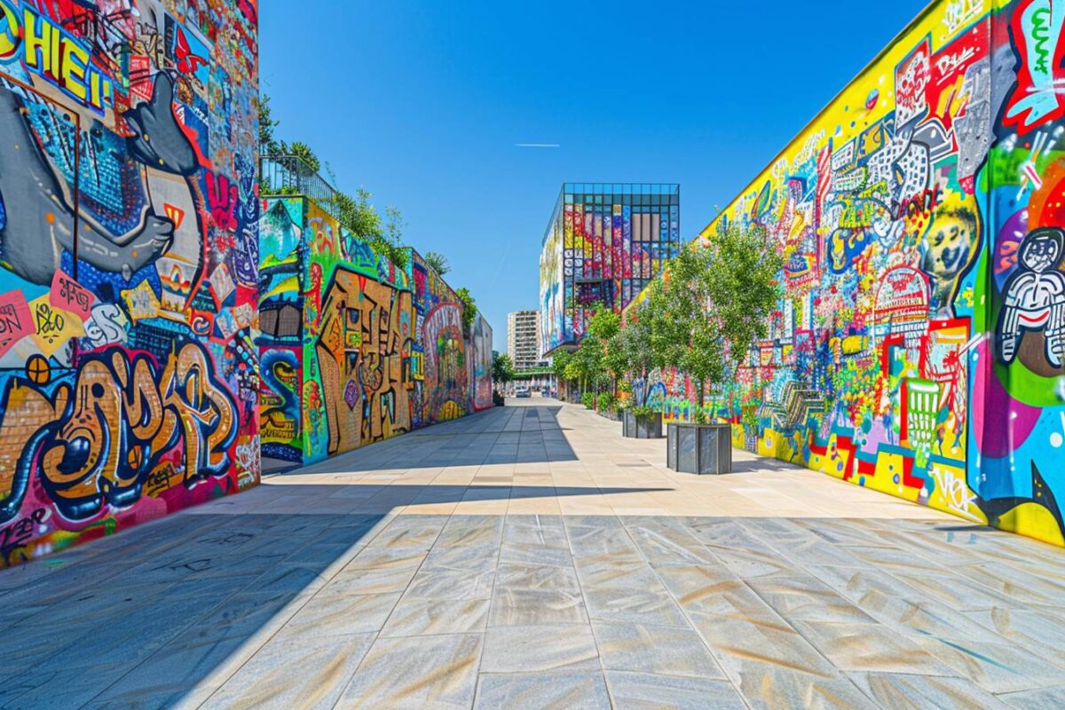 Émerveillez-vous devant les peintures murales de la Cité du Street Art à Marseille, France