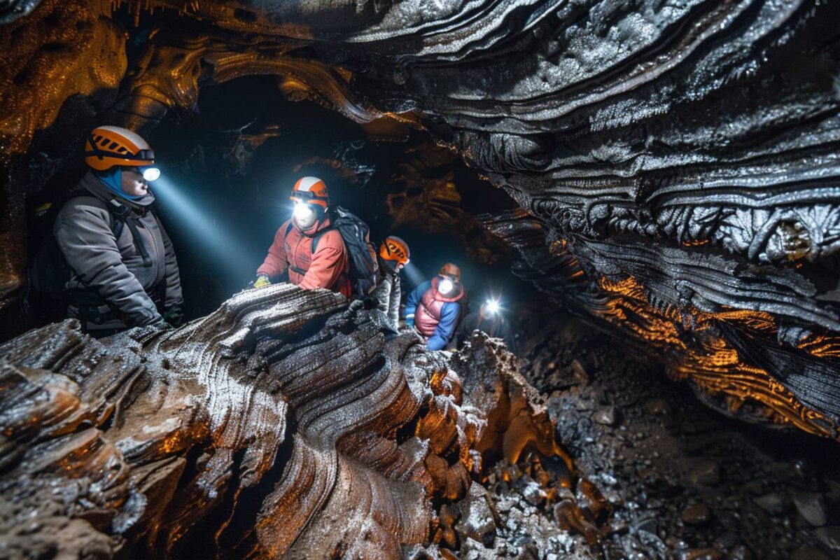 Explorez des mondes souterrains islandais : une aventure inoubliable dans les grottes de lave