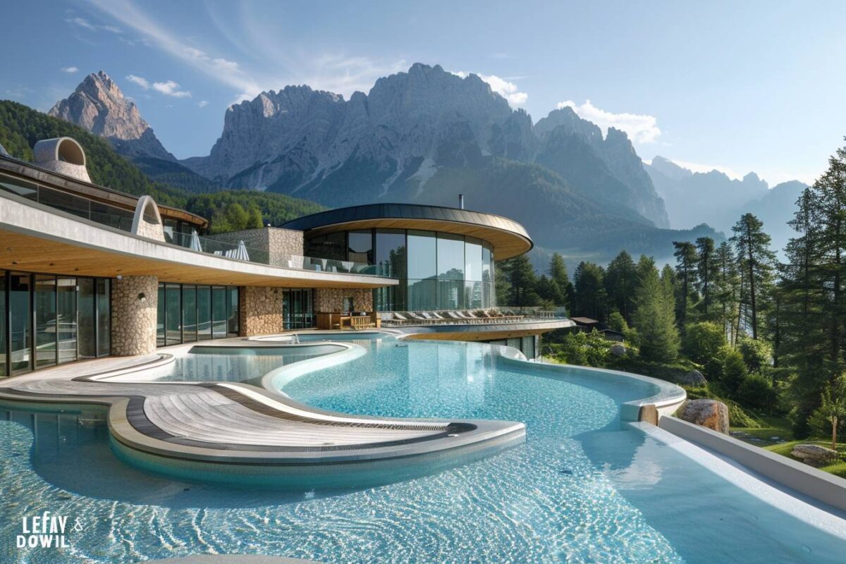 Explorez le bien-être au Lefay Resort & SPA Dolomiti en Italie, un centre de bien-être moderne dans les montagnes.