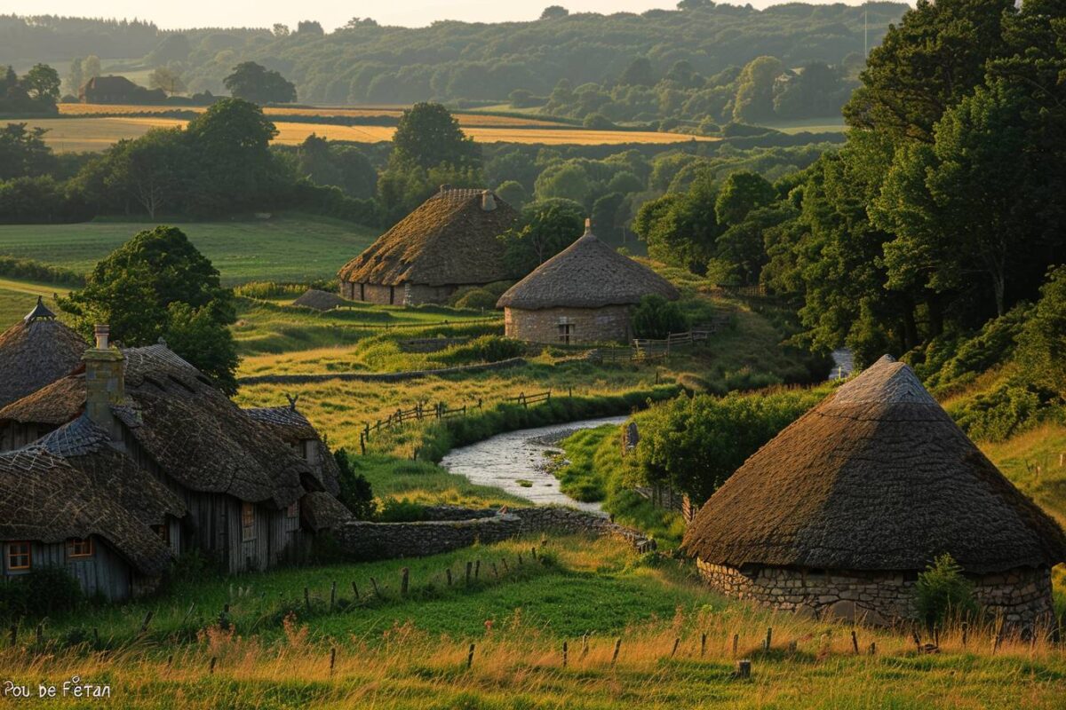 Explorez le village de Poul-Fétan en Bretagne : Un retour en 1850 où traditions et nature se rencontrent