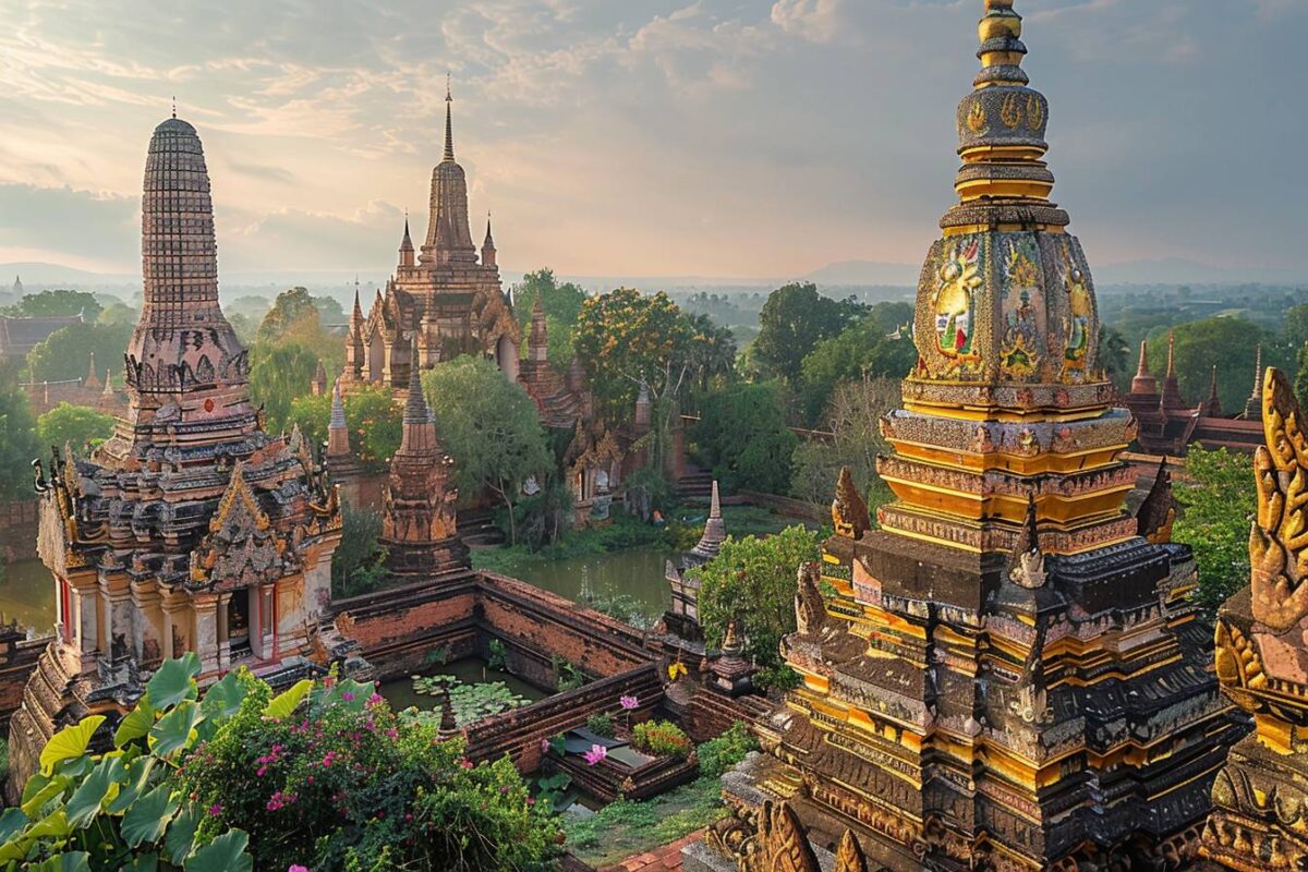 Explorez le Wat Mahathat : une merveille architecturale au cœur de la Thaïlande antique