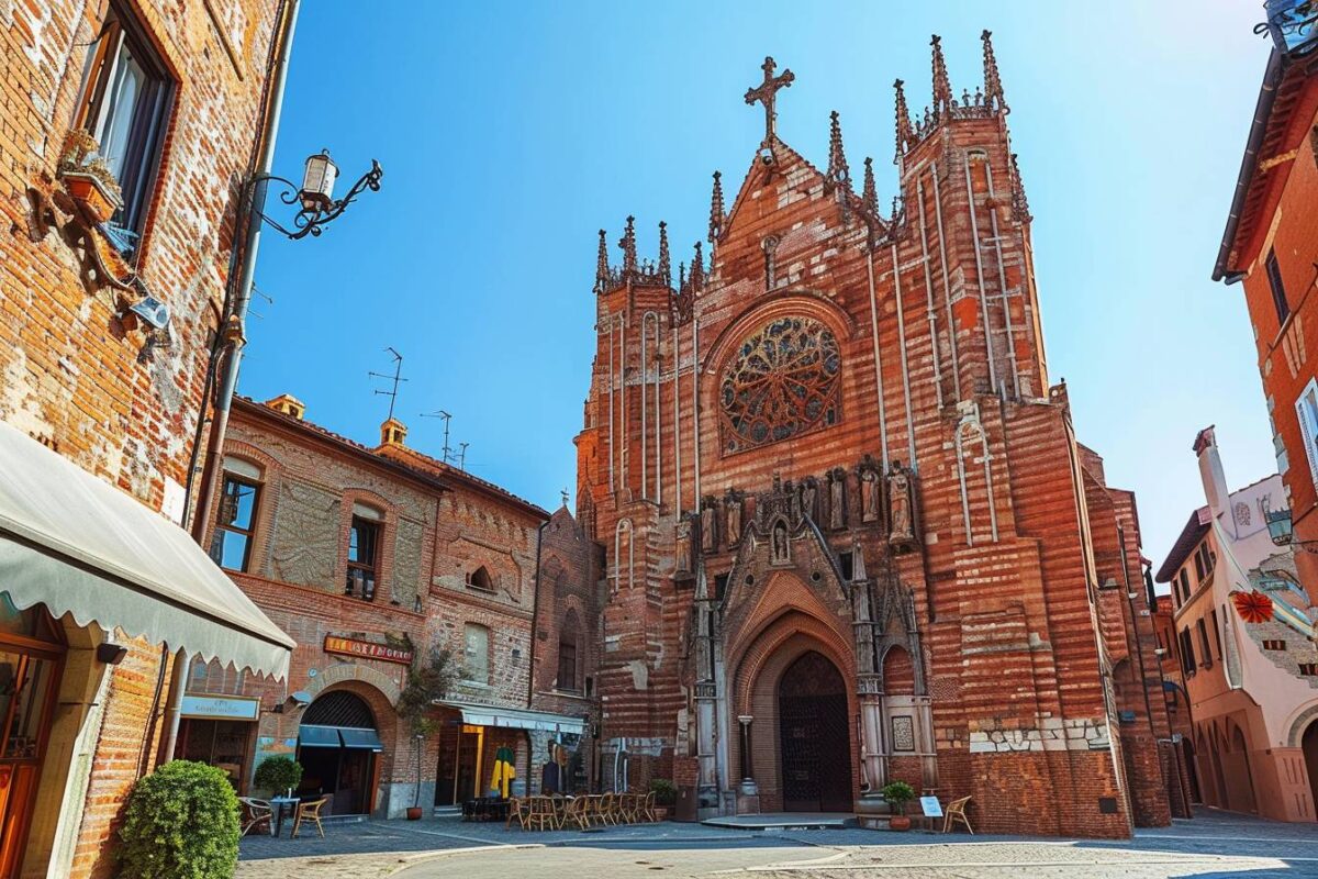 Explorez les charmes de Albi dans le Tarn, avec sa majestueuse cathédrale en brique