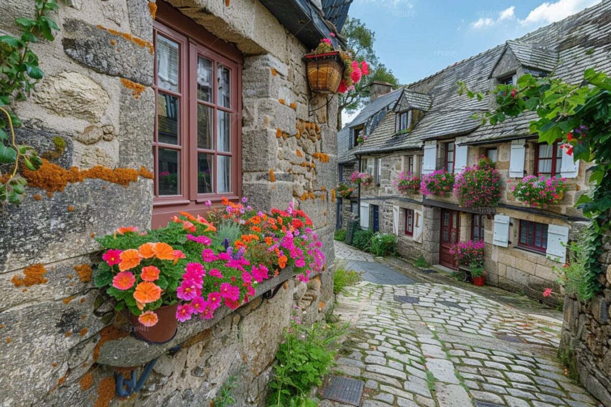 Explorez les charmes de Locronan dans le Finistère, célèbre pour ses maisons de granit et ses rues pavées