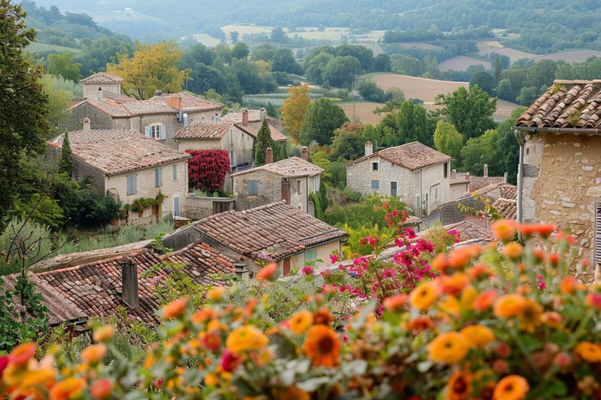 Explorez les charmes de Montbrun-les-Bains dans la Drôme, un village thermal aux maisons en pierre