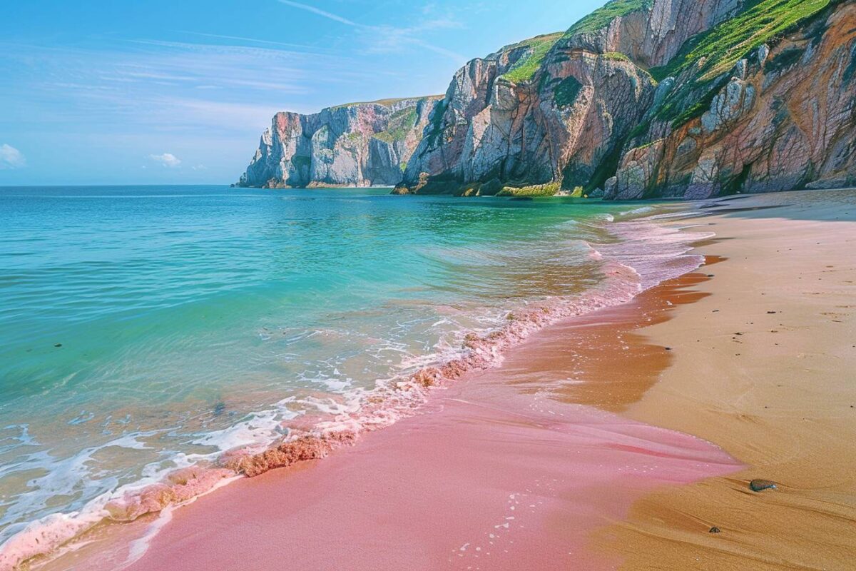 Explorez les charmes de Perros-Guirec en Côtes-d'Armor, célèbre pour ses plages de sable rose