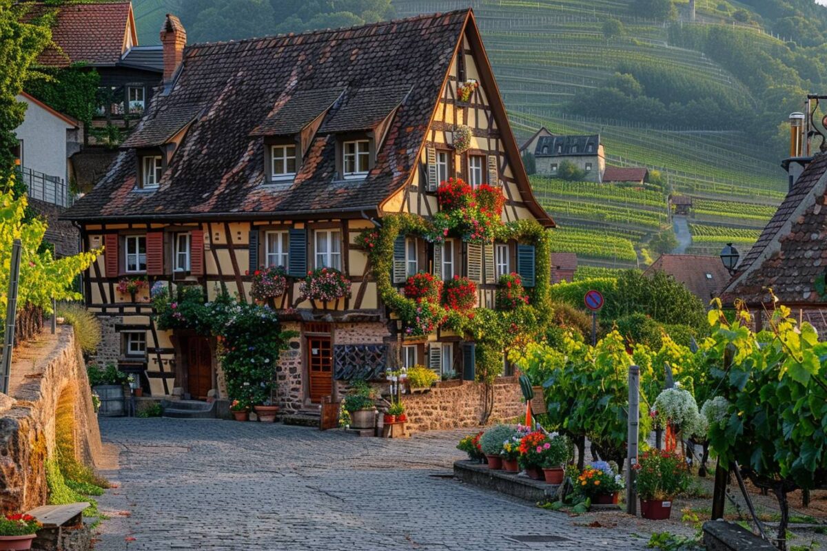 Explorez les richesses de Riquewihr dans le Haut-Rhin, réputé pour ses maisons à colombages et ses vignobles