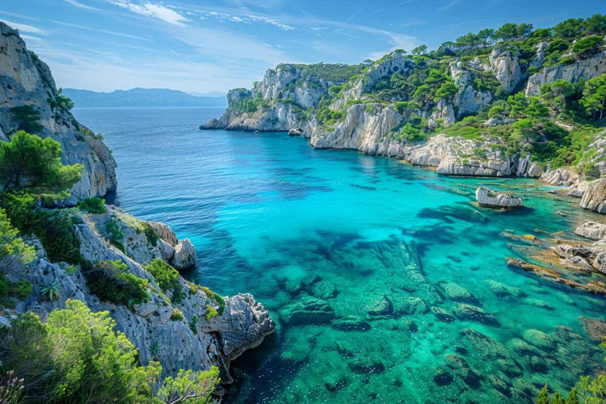 Explorez les secrets de la calanque de Figuerolles près de Marseille, un havre de paix coloré et source d'inspiration artistique