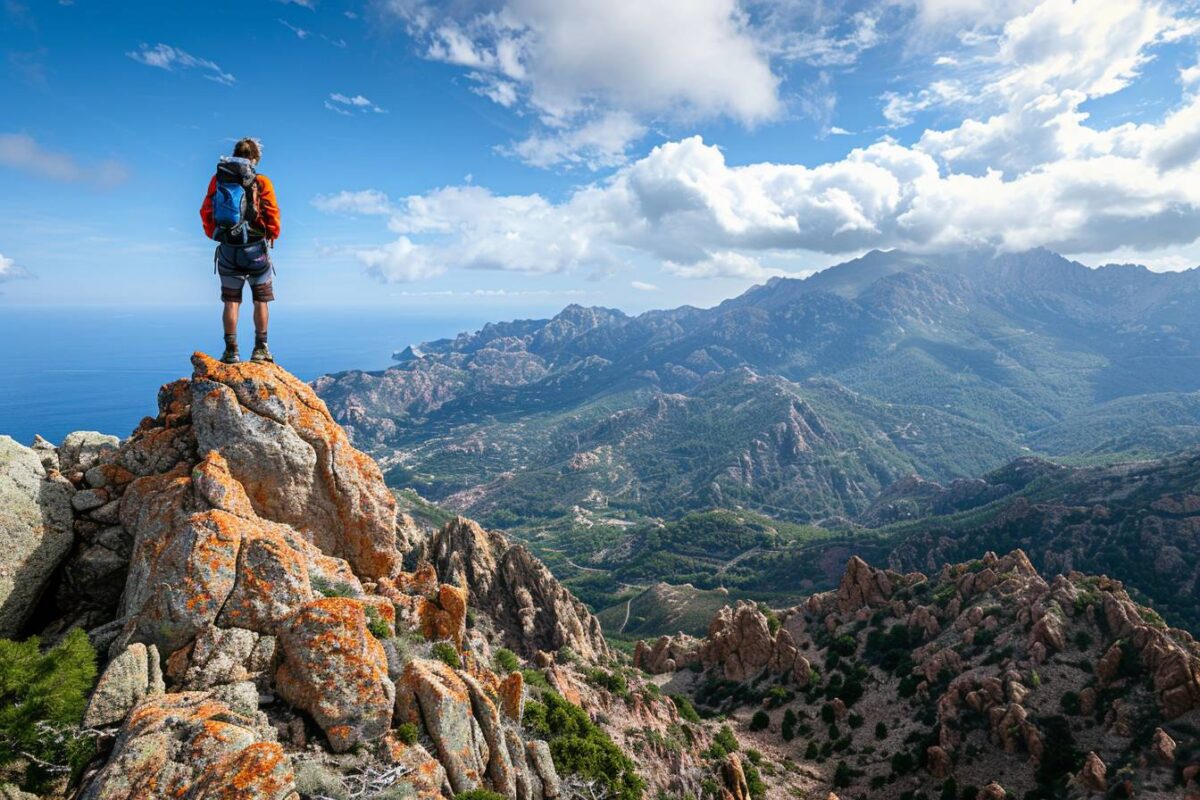 Explorez les trésors cachés de la Corse à travers six randonnées incontournables offrant des vues époustouflantes