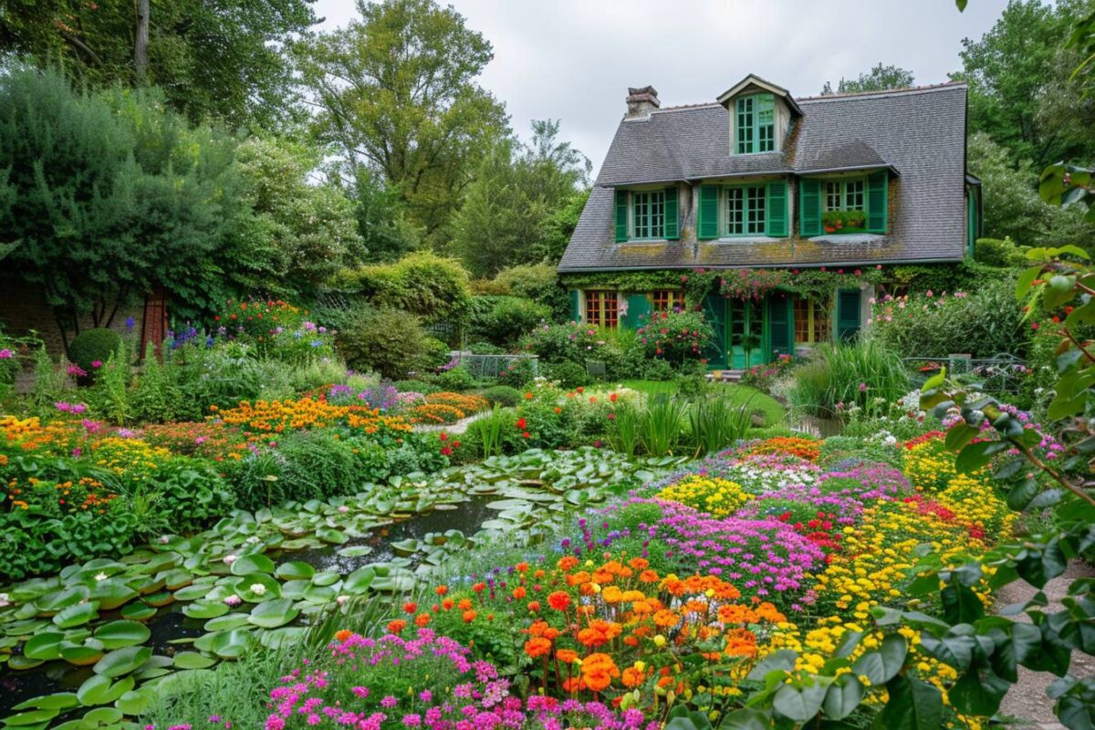 Giverny en Normandie, est célèbre pour les jardins de Monet