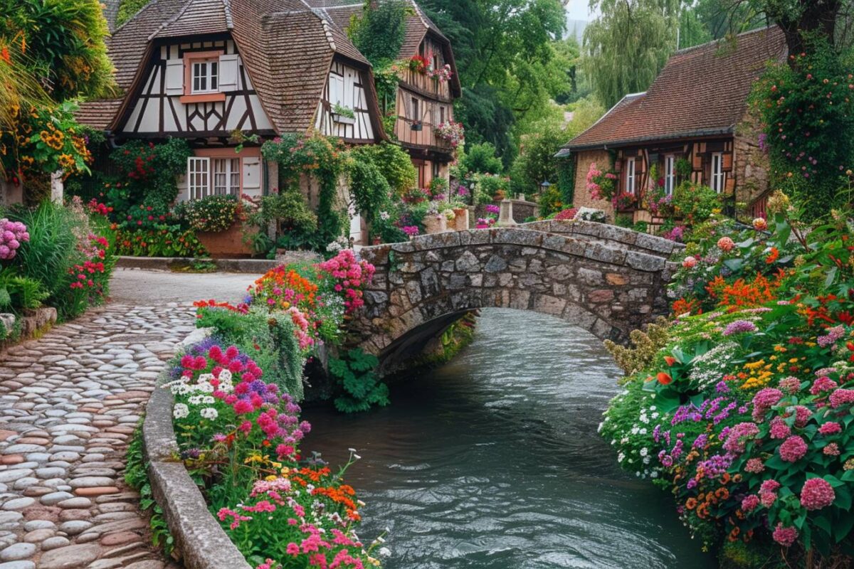 La magie de Apremont-sur-Allier dans le Cher, un village fleuri