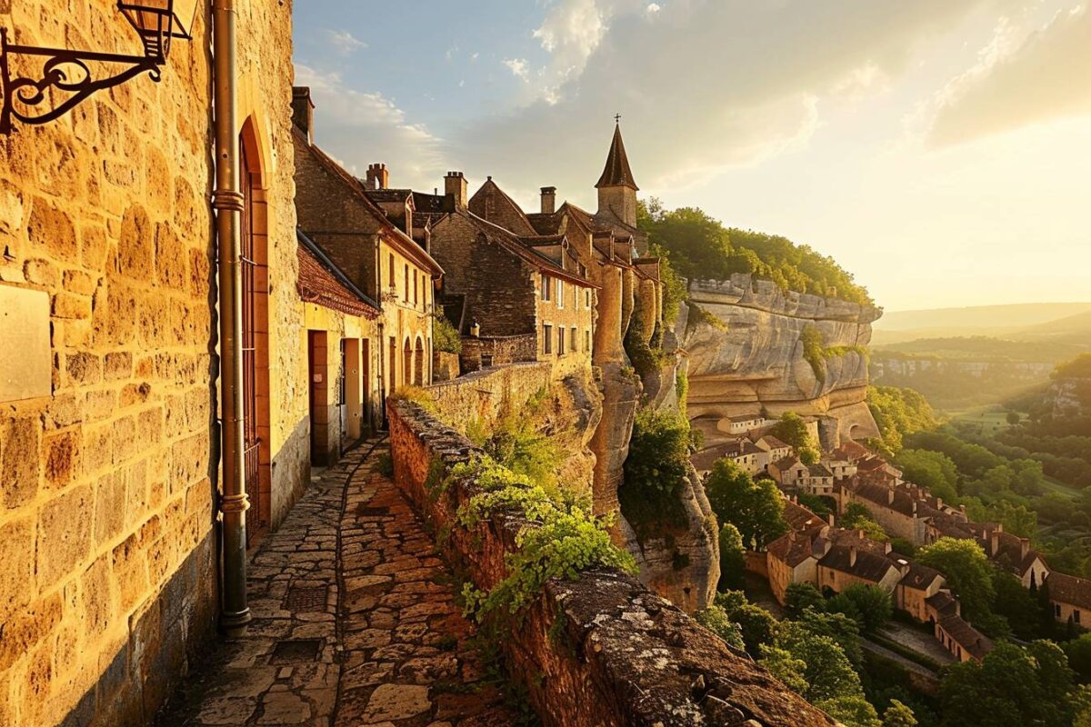 La magie de Rocamadour dans le Lot, un village perché