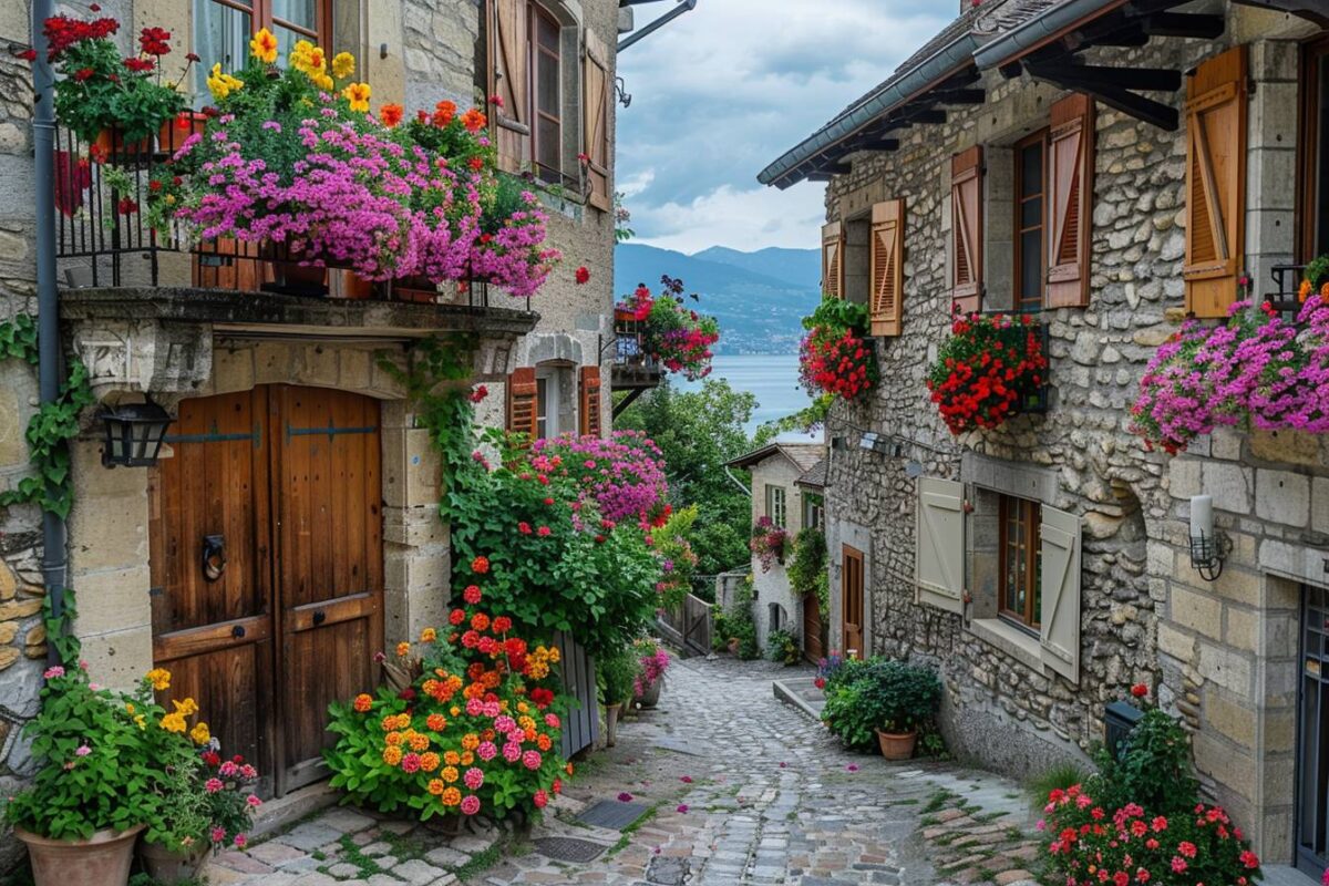 Le charme de Yvoire en Haute-Savoie, un village médiéval au bord du lac Léman