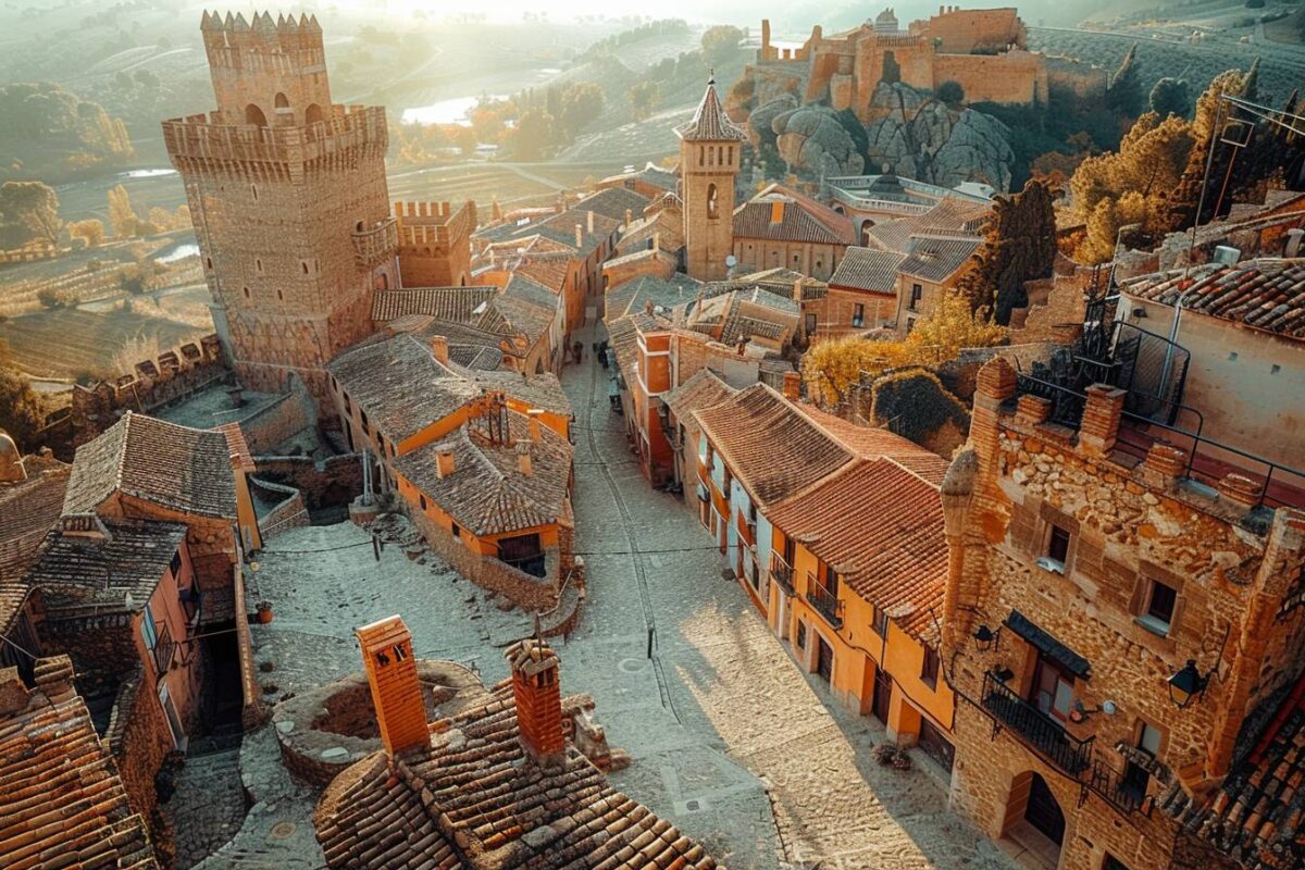 Le pittoresque village de Albarracín en Espagne, un village médiéval