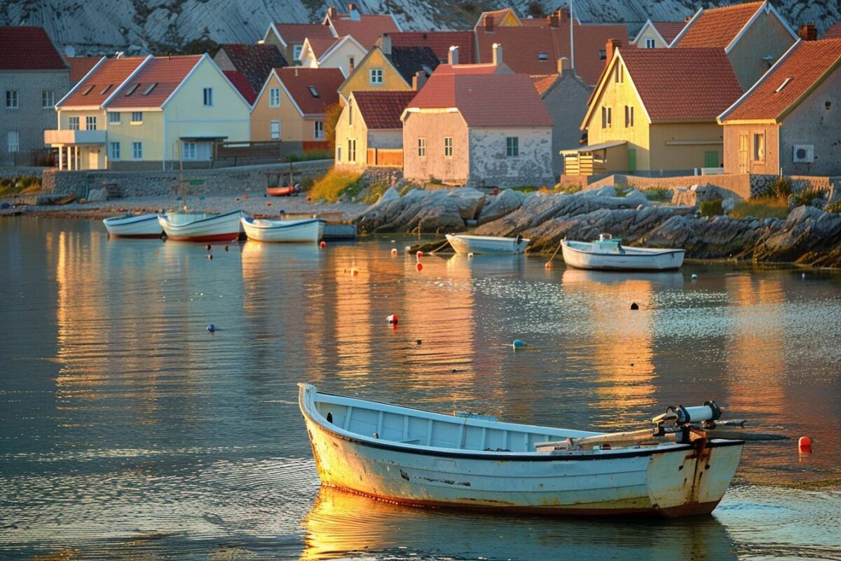 Le pittoresque village de Clovelly en Angleterre, un village de pêcheurs