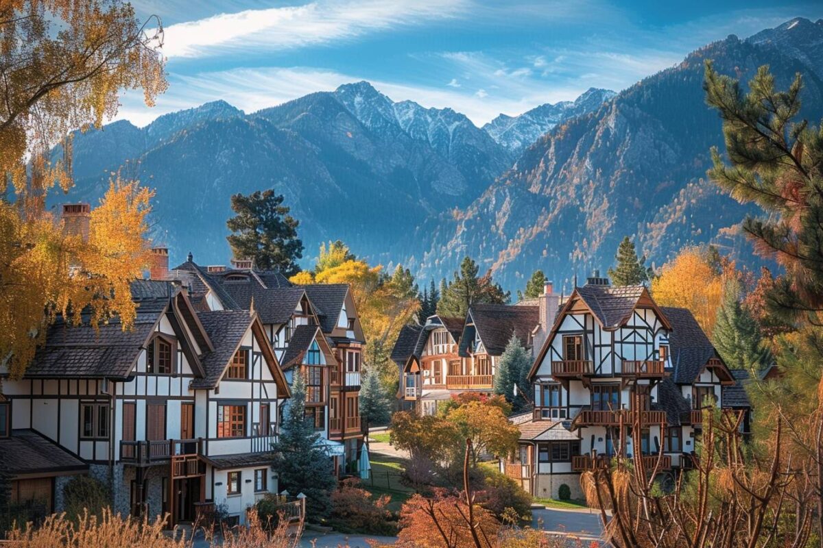 Le pittoresque village de Leavenworth aux États-Unis, avec son thème bavarois