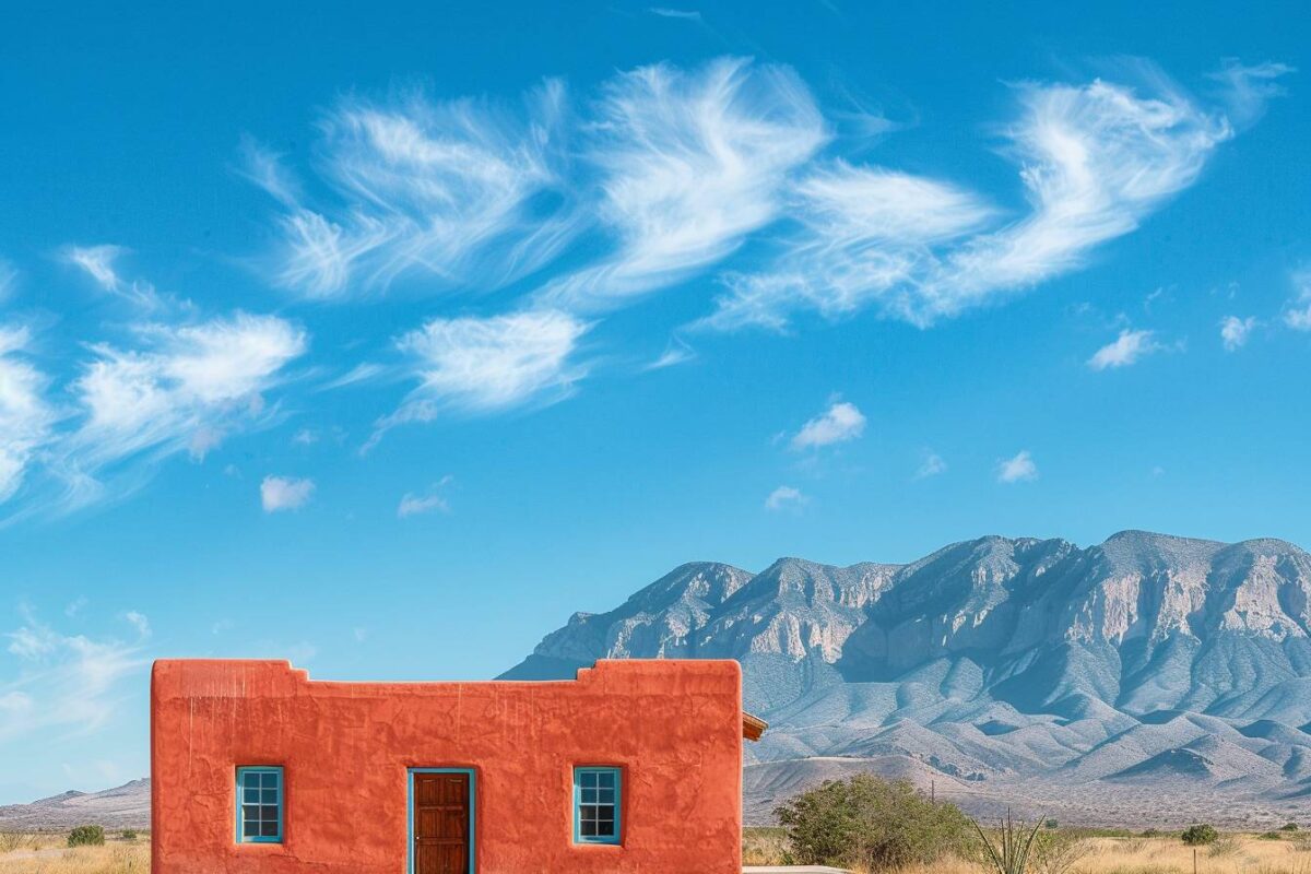 Le pittoresque village de Marfa aux États-Unis, connu pour son art contemporain