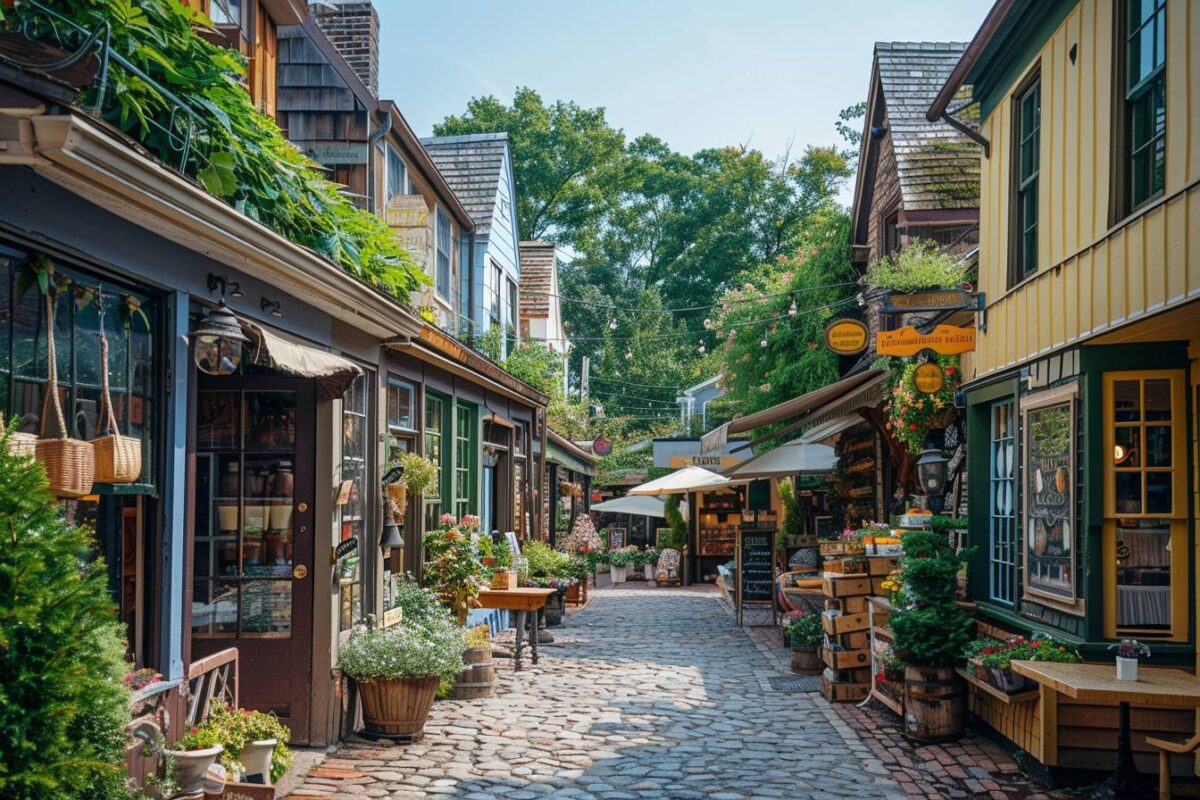 Le pittoresque village de New Hope aux États-Unis, avec ses boutiques d’artisans