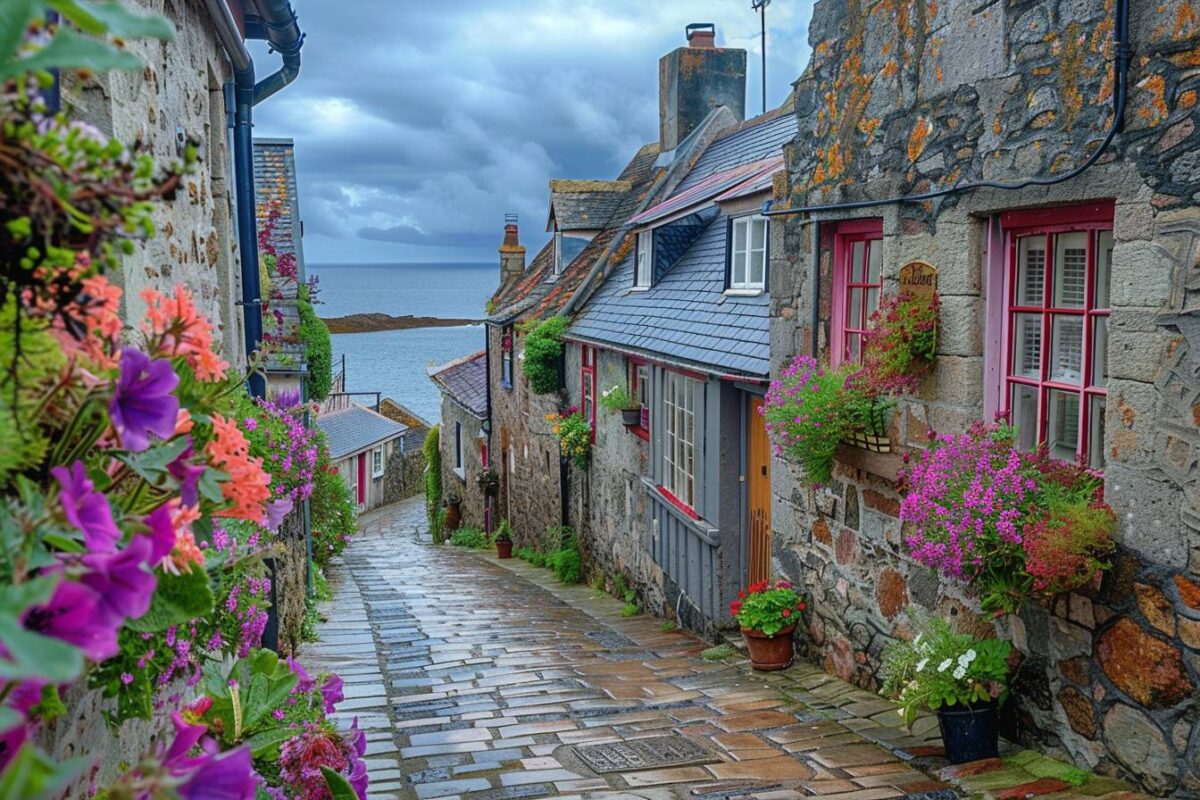 Le pittoresque village de Stromness en Écosse, avec ses rues pavées